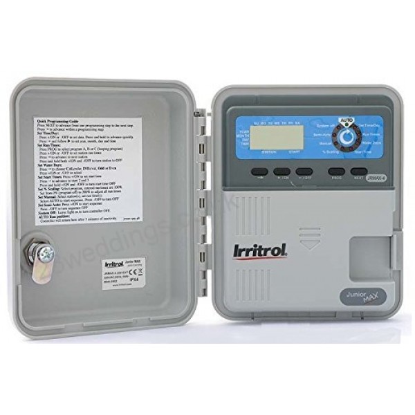 Irritrol JUNIOR MAX - Προγραμματιστής ρεύματος AC, 4 στάσεων, εξωτερικού χώρου, οικιακών εφαρμογών